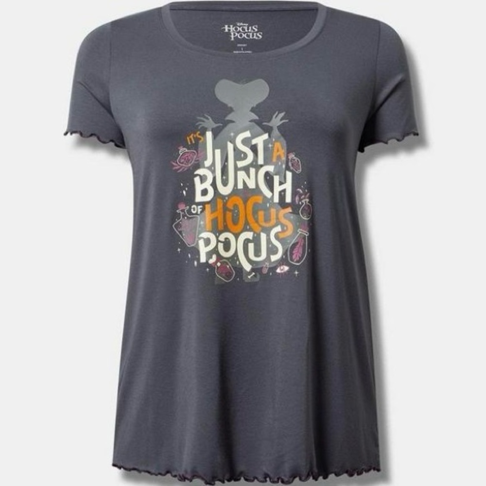Disney Torrid Hocus Pocus Graphic Women's Sleep Top - Picture 10 of 10